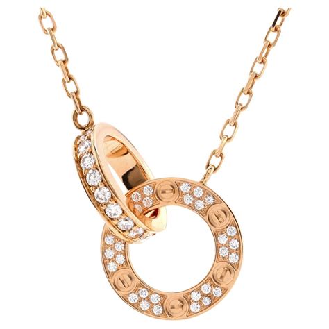 cartier baby love necklace replica|cartier love interlocking necklace.